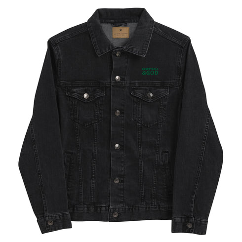 Basketball &God Evergreen Denim Jacket
